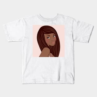 Black Girl Kids T-Shirt